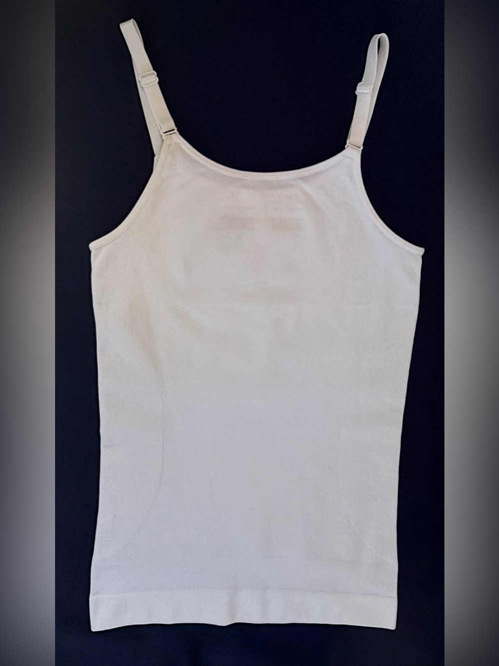 Shapermint Essentials White Seamless Shaping Cami Adjustable Strap Tank SP - Picture 2 of 6